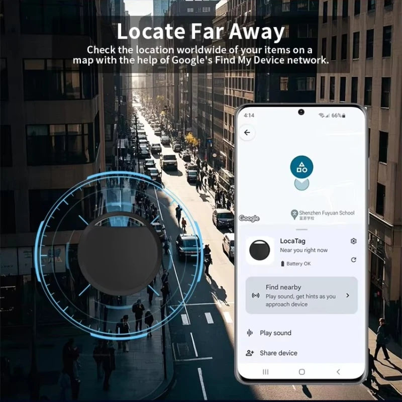 New Smart Location GPS Tracker for Android Phones Google's Find Hub Anti Lost Key Finder Smart Tag for Samsung Pixel OnePlus