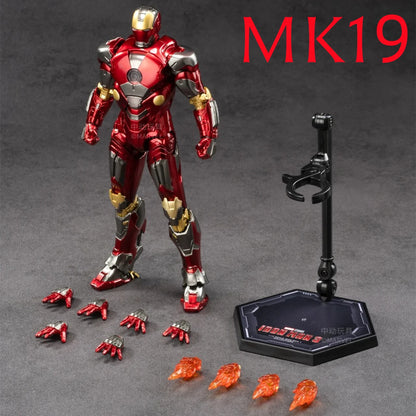 ZD Toys Marvel Avengers Iron Man Action Figure Miles Morales 2099 Suit Mark 28 MK50 MK10 MK18 MK19 Action Figure Toy Gift