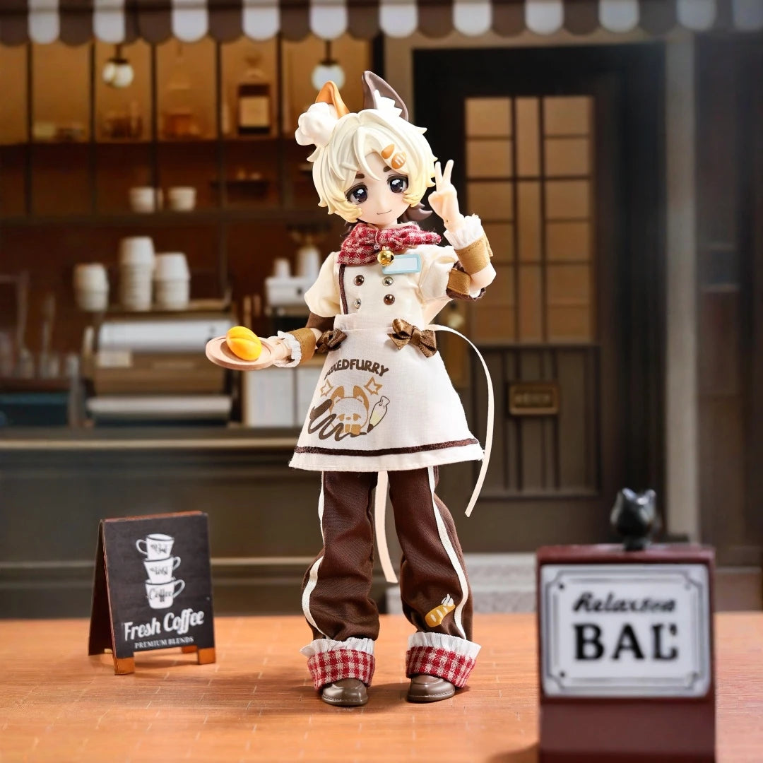 Genuine Mirai Dolls Boxed Furry Series 1/8 Action Figure Bjd Blind Box Anime Character Doll Model Desk Ornament Collect Toy Gift