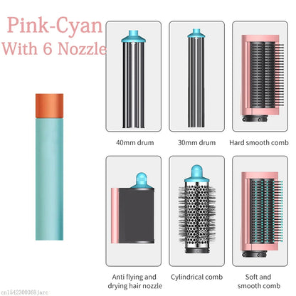 SenCiciMen X9 Multi Hair Styler Curling Iron Hair Hot Air Brush Curling Barrel Hair Dryer Salon Professional Curly Hair Styler