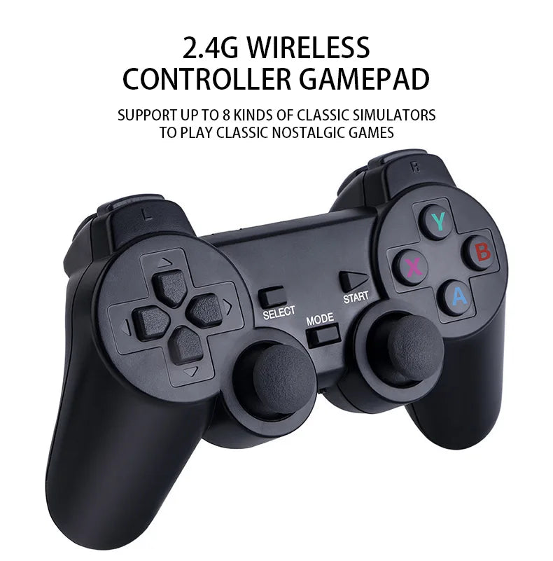 2026NEW M8 Video Game Console 64G 20000 Games Retro handheld Game Console Wireless Controller Lite 4K Game Stick For Xmas Gifts