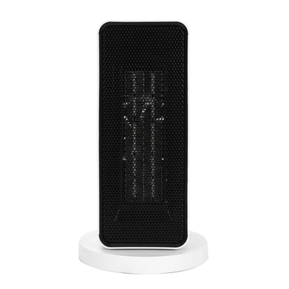 Quiet 1200W PTC Ceramic Space Heater White Portable 70° Oscillation With Thermostat Overheat Tip Over Protection