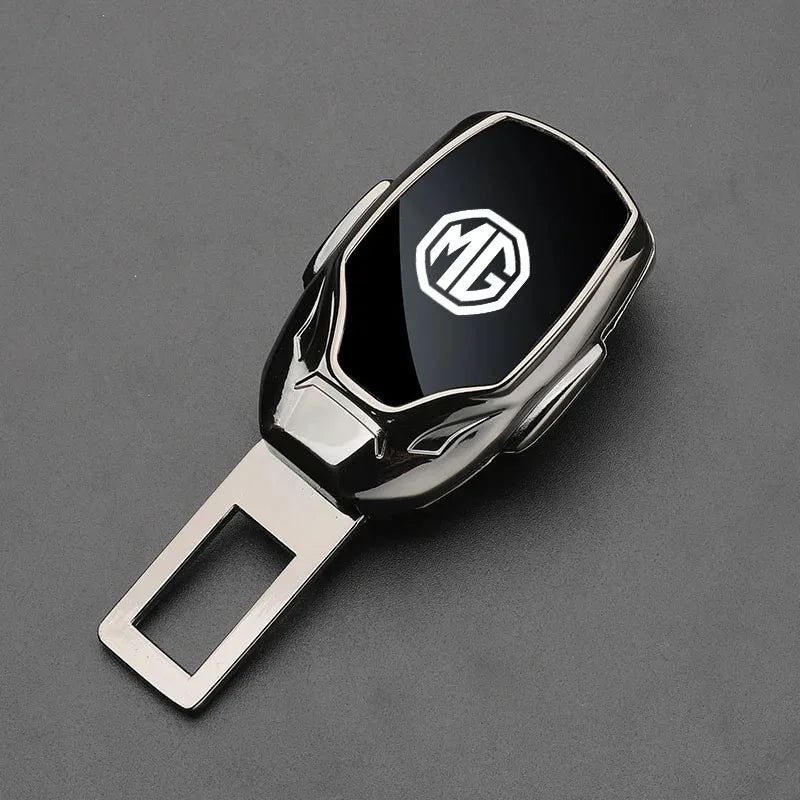 Car Seat Belt Clip Carbon Extender Lock Buckle Plug Interior for MG ZS HS GT HECTOR MG3 MG5 MG6 MG7 Auto Accessories