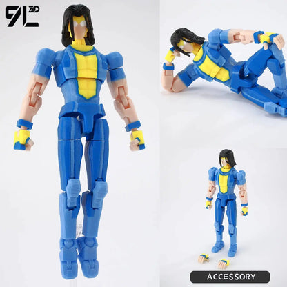 9L3D Invincible Slayer Daryl Dixon Lucky13 Action Figure Dummy13 Multi-Jointed Collectible Model Toys Titan13 Birthday Gifts T13
