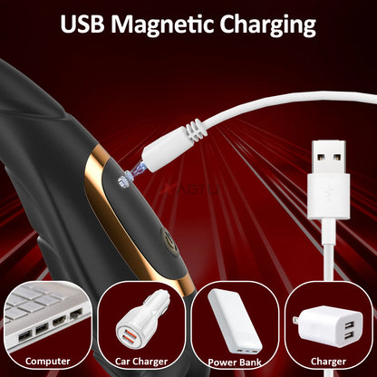 Cock Ring Prostate Vibrator for Men Male Double Ring Anal Plug Vibrating Delay Ejaculation Male Masturbator Sex Toys for Men 18+