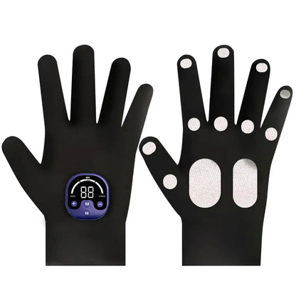 Skin Firming EMS Gloves Rechargeable Cordless for Body Facial Massage Microcurrent Toning Adjustable Intensity Wave Pattern Mode
