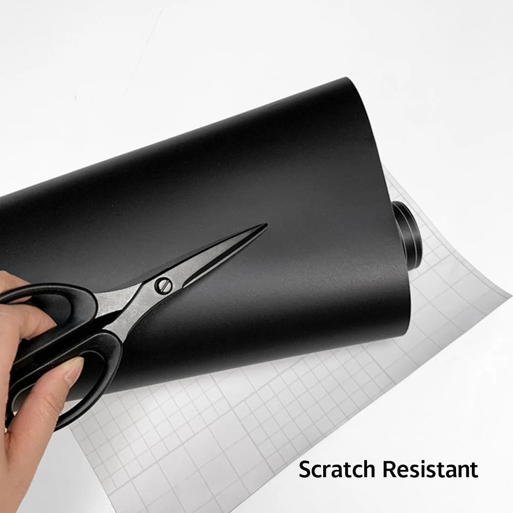 Car Sticker Vinyl Wrap Satin Black Wrapping Film PVC Bubble Free Stickers Car Accessories Auto Self Adhesive Decals Decoration