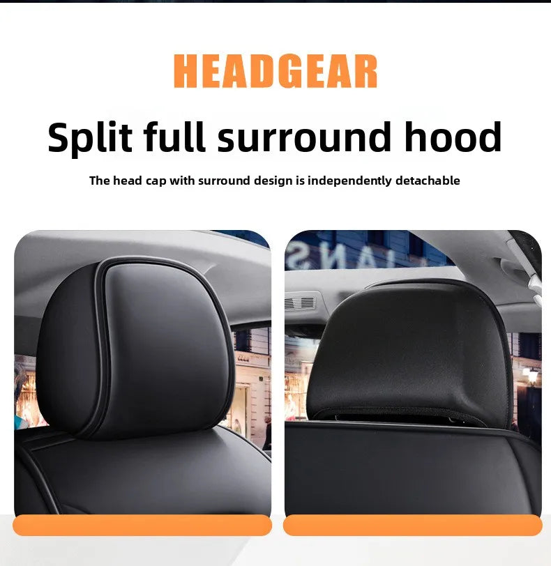 Universal One-piece Seat and Split Seat Car Seat Full Cover Breathable Leather SUV Car Seats Cushion Full Cover Protection