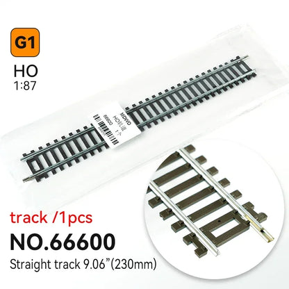 Ho scale 1/87 Train Track Model Railway  Be Powered Nickel Silver Narrow Gauge Curved Track Turnout Track Model