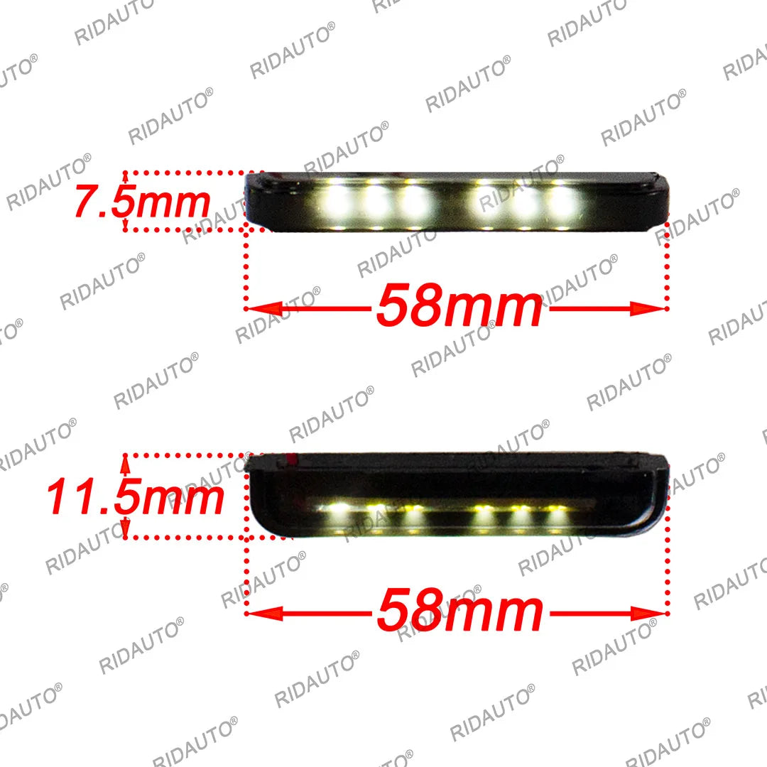For Aftermarket Raptor Grille 3Pcs Amber White LED Light Pickup Grille Light DIY LED Light Fit For FORD RANGER RAPTOR 2023-2025+
