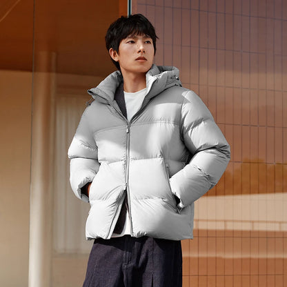 Semir Down Jacket Men Three-Resistant Outerwear Couple Winter Outfit 2025 New Hooded Top Anti-Static Men's Clothing