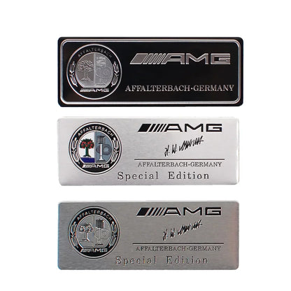 80x30mm car metal AMG badge sticker for Mercedes-Benz W203 W204 W205 W210 W211 W212 W463 W464 W164 W176 CLA CLS GLA decorate