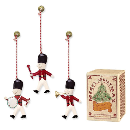 Aizulhomey Metal Christmas ornaments double-sided hand painted iron pendant christmas tree decoration gifts arts handicraft