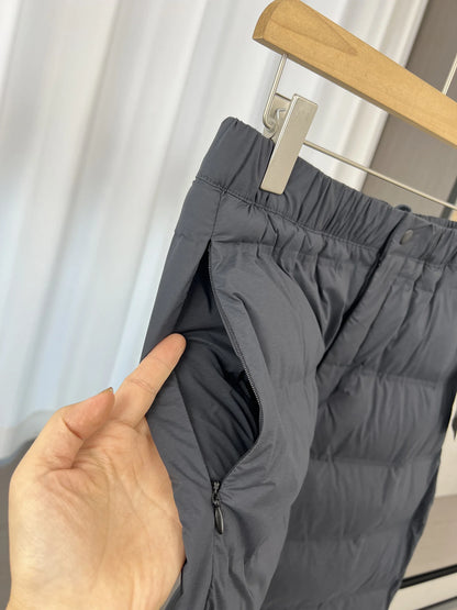 Ultra-Thick Men's Outdoor Tech Windproof Winter Thermal Cotton Trousers Straight Leg Long Pants Warm Youthful Home Wear