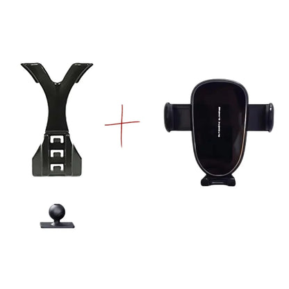 For Mercedes Benz CLA 200 2013-2019 Car Phone Holder 360 Rotatable Silicone Non-Slip 15W Wireless Charging Cars Accessories