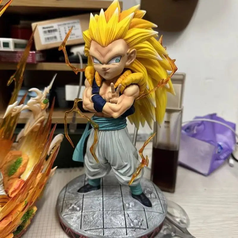 15cm Dragon Ball Z Gotenks Ssj3 Figure Super Saiyan 3 Gotenks Action Figures 25cm Pvc Statue Collection Model Toys Children Gift