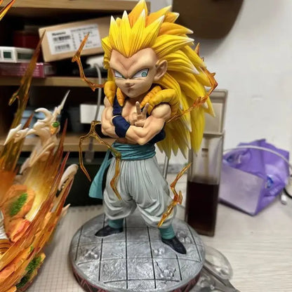 15cm Dragon Ball Z Gotenks Ssj3 Figure Super Saiyan 3 Gotenks Action Figures 25cm Pvc Statue Collection Model Toys Children Gift