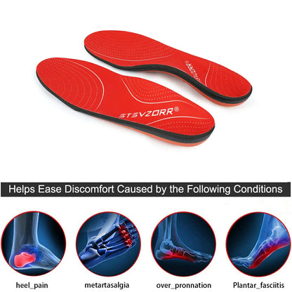 iFitna Plantar Fasciitis Orthopedic Sport Insole High Arch Support Men Women Sole, Flat Feet Pain Relief Orthotic Shoe Insert