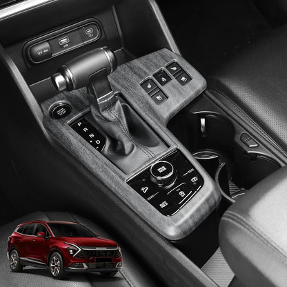 Car Center Control Panel For Tuning Kia Sportage NQ5 2022 2023 Left Hand Drive Gear Shift Cover Central Decal Protection