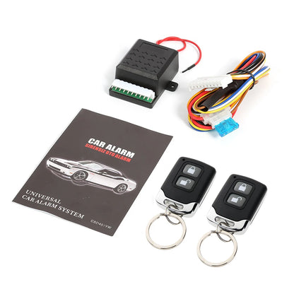 12V Universal Car Remote Control Door Lock Kit Vehicle Keyless Entry Alarm System Anti-Theft Portable Remote Control Kit401/T242