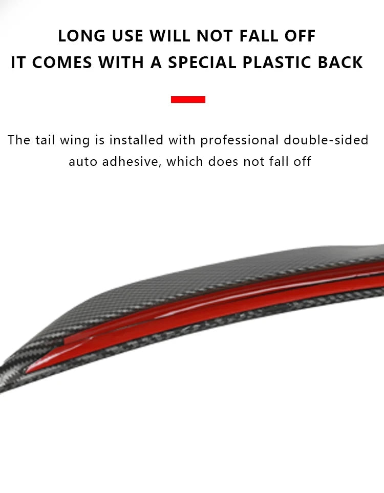 SUNTE Car ABS Spoiler For Tesla New Model Y 2025 2026 Juniper Original High-performance Carbon Fiber Accessories