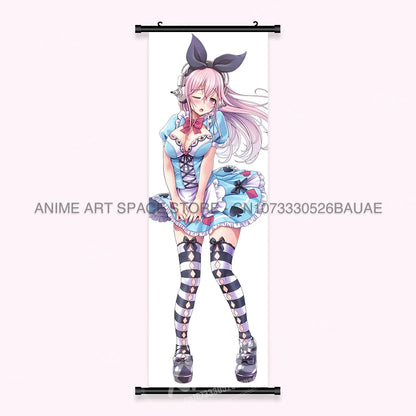 Video game Wall Artwork Canvas Scrolls Picture Anime Movie Role Poster Hanging Painting Print Home Decoration For SUPER SONICO