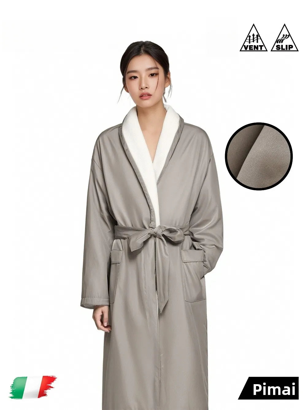 PinkBread Coral Fleece Thickened Warm Hooded Couples Sleep Robe Men's Bathrobe Luxury Home Clothes Winter Season Polyester Fiber
