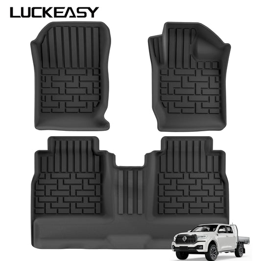 for GWM Cannon Ute 2021-2025 (Fuel Version) Car Floor Mats Protective Mat Accessories Truck Bed Mat Only Fit Right Hand Drive