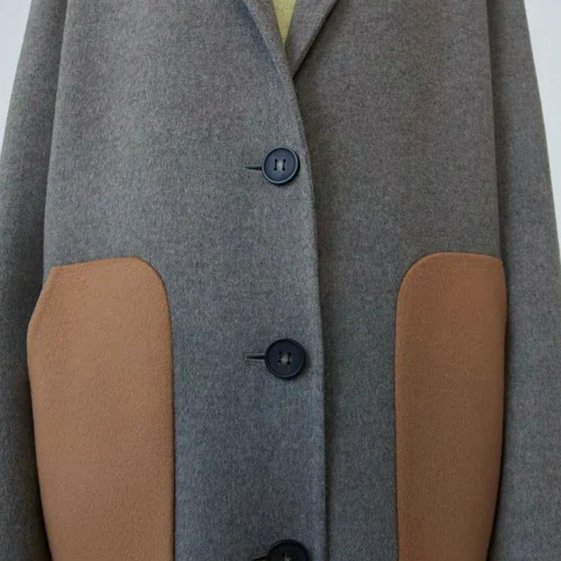 YOLANFAIRY 2025 Men Clothing 100% Wool Coat Autumn Winter Double-sided Wool Trench Coat Long Coat Windbreaker Jackets Abrigos