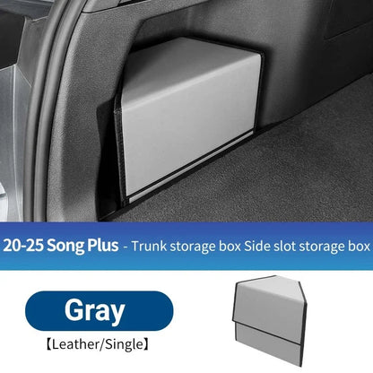 For Byd Song Plus Seal U 2020-2025 Car Foldable Trunk Storage Box Portable Multipurpose Organizer Case Side Groove Storage Box