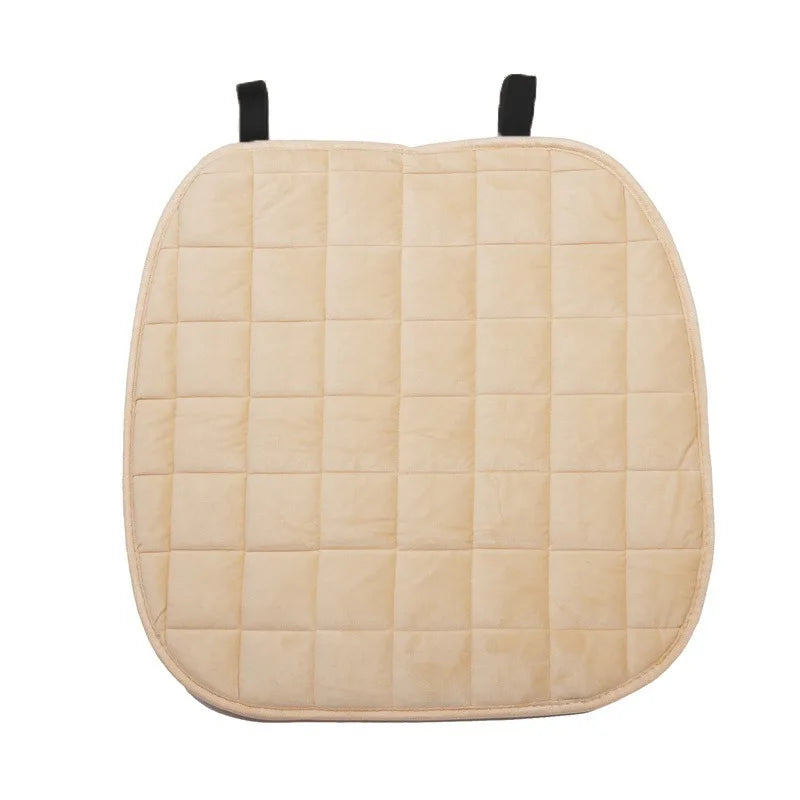 Car Seat Cover Front Rear Flocking Cloth Cushion Non Slide Winter Auto Protector Mat Pad Keep Warm Universal Fit Truck Suv Van