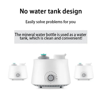Mineral Water Bottle Air Humidifier Portable Desktop Aroma Diffuser Cool Mist For Bedroom Home Car Plants Purifier Humificador