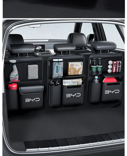 1pcs Car Trunk Storage Bag SUV Seat Back Hanging Tools Organizer Multifunctional Storage Bag for BYD Seal Atto3 S2 S6 S7 X Dream