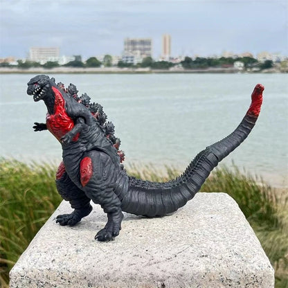 24cm Godzilla King of Monsters Runaway Mechanical Red lotus Planet Godzilla Action Figure Collection Model Toy Kid Birthday Gift