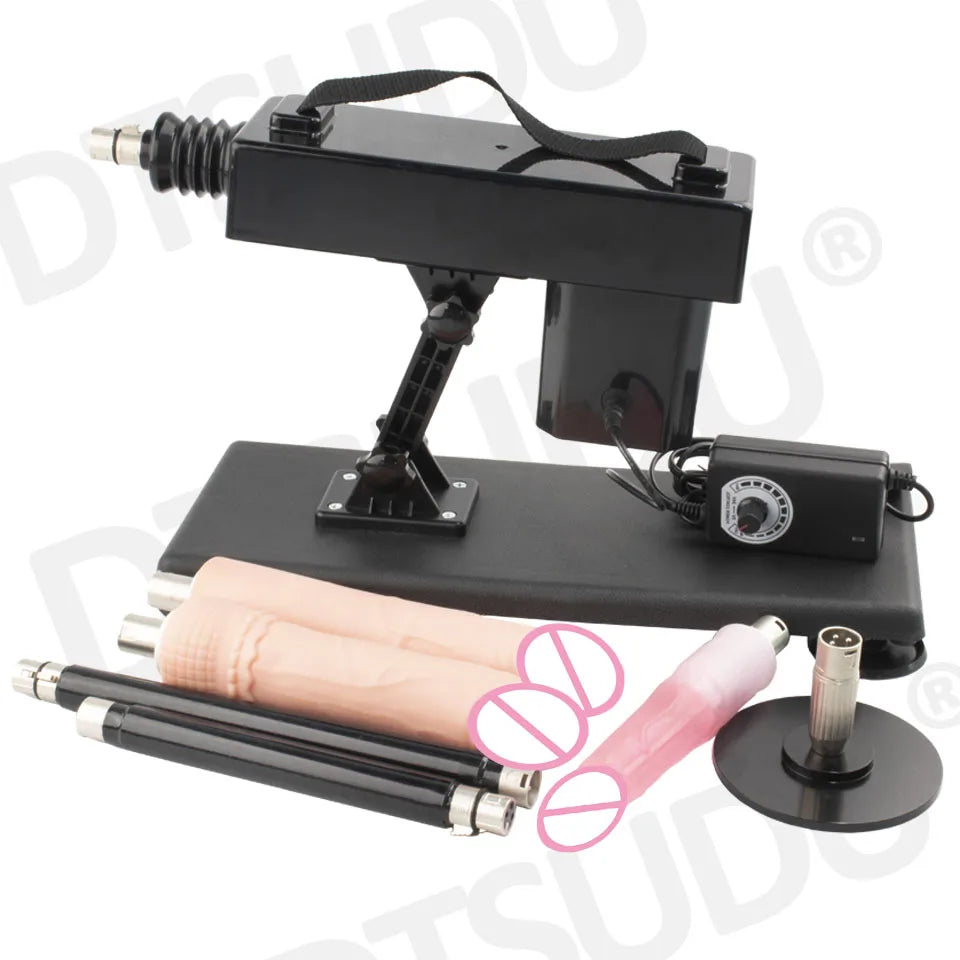 Female Sex Machine with Dildo and Masturbation Cup, Hands-Free G-Spot Clitoral Stimulation, Adult Sex Machine