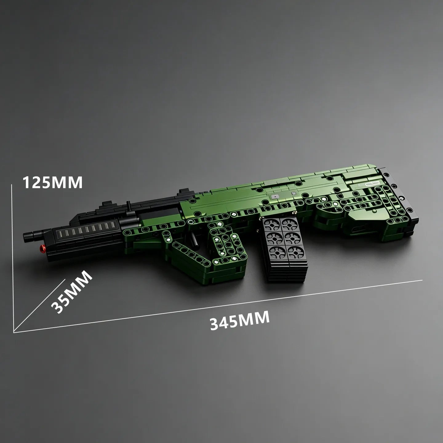 2026 New Model AUG Assault Rifle Military Equipment Building Block Gun—Educational Toy Gun