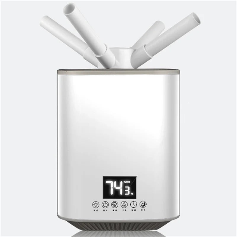 Air Humidifier 3L High-capacity Electric Humidifiers Double Nozzle Diffuser Bedroom Cool Mist Maker Night Lamp Purification
