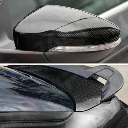 Honeycomb Car Sticker Anti-Scratch Auto Decoration Wrap with Waterproof Adhesive Cover Air Release Foil Tunning Cars Accessories