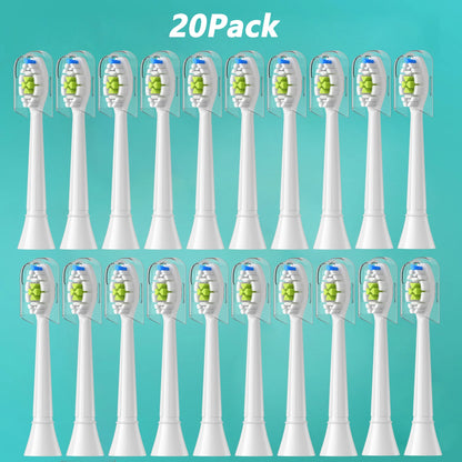 4-20pcs Replacement Toothbrush Heads Compatible with Philips Soft Replacement Electric Brush Head 4100 6500 6100 7500 5