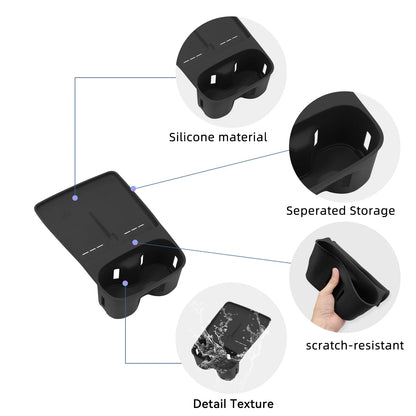 For Xpeng G6 2025 2026 Wireless Charging Pad Silicone Pad Cup Holder One Decoration Automobile Refit Accessory Set