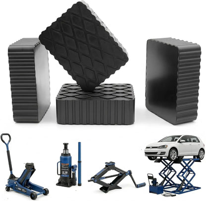 Jack Pad Support Shock-Absorbing Car Lift Rubber Blocker Jack Pad For Car Jacks Lifting Equipment Elastic Blocks Accessories