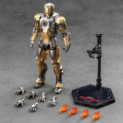 ZD Toys Iron Man MK8 MK34 MK20 MK32 MK31 MK18 MK28 Action Figures Tony Stark Movable Anime Mecha Model Avengers Collection Toys