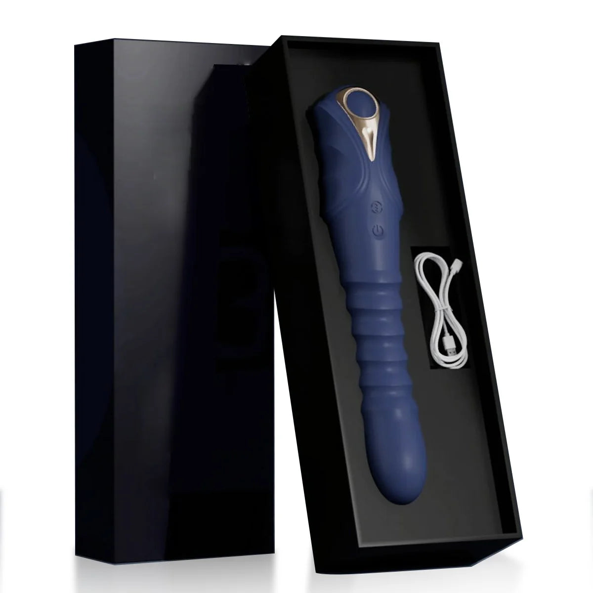 Thrusting Vibrator G Spot Vibrator Anal Dildo with 10 Vibrating 3 Thrusting Liquid Silicone Vaginal Massage Clitoris Stimulator