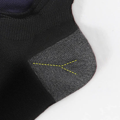 MiiOW 5 Pairs Harajuku Cotton Man Socks Fashion Contrast Color Antibacterial Men's Boat Socks Breathable Soft Anti Slip Sock
