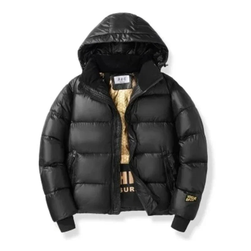 Thick Warm Outerwear Parkas for Men Loose Casual Hooded Puffer Jacket Autumn Winter Versatile High-quality Padded Jacket for Men