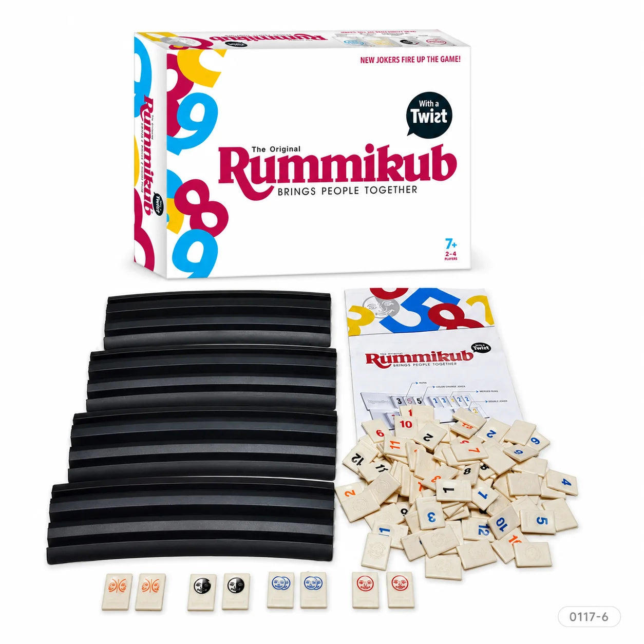 Number Tile Board Game, Classic Strategy Matching Game with Racks and Tiles for Family Game Night, English Version