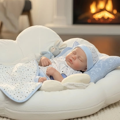 1PC/2 Styles 18Inch/45cm Open Mouth Loulou Soft Silicone Bebe Reborn Girl&Boy Doll With Painted Skin bebe reborn de silicona