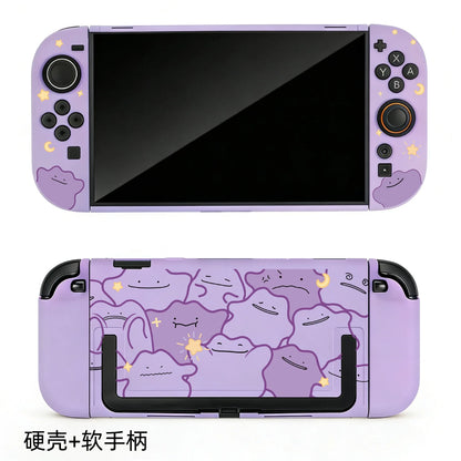 Switch 2 Split Protective Case Ditto Pikachu Pattern Cover For Ns2 Game Console Anti Scratch Gaming Accessories birthday gifts