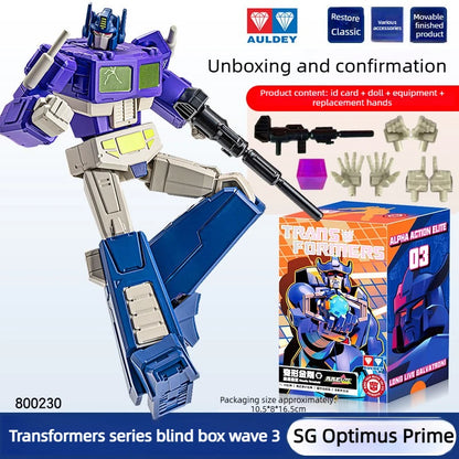 New Shockwave Transformers Toys G1 Classic Characters Collectible Grade Figure Blind Box AULEDY Optimus Prime Fun Anime Gifts