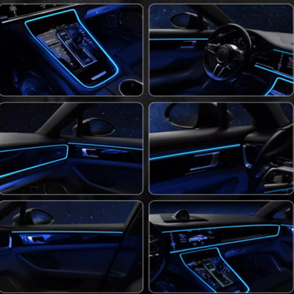 5V DIY LED Strip Car Interior Atmosphere Lighting Flexible Light Line Tube With USB Auto Decoration Ambient Lamp 1M/2M/3M/5M2026